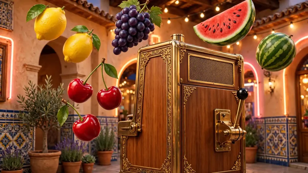 Tragaperras con temática de frutas: símbolos y reglas